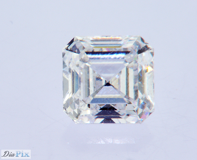 White 3.2ct Lab Grown CVD Diamonds Square Emerald Asscher Shape IGI Certified