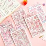 Girlish Heart Custom Paper Stickers Hand Account Decoration Sticker 80gsm