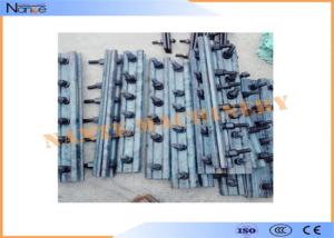 Steel Standard Rail Fish Plate Mobile Crane Components For Crane Rail Running