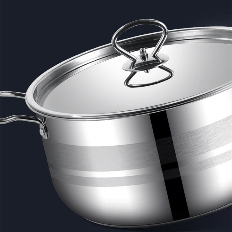 Kitchen Sets Accessories Stainless Steel Cookware Non Stick Cooking Ware Cookware Sets with Handle