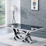 Stainless Steel Square Hotel Ballroom Dining Table SEDIA Furniture