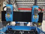 CNC Metal Flange Plate Drilling Machine With Two Drilling Heads