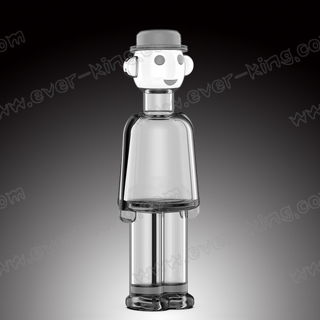 Unparalleled People Shape Clear Glass Liquor Bottles 500ML