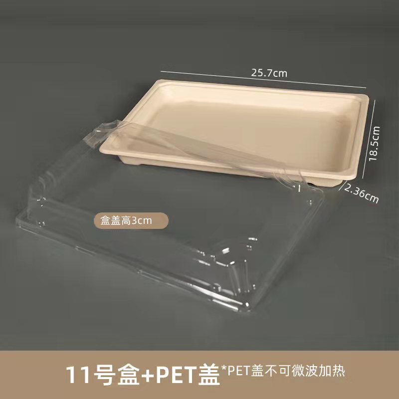 New 100% Biodegradable Sushi Lunch Box For European And Janpanese Maekrting With SGS Certification