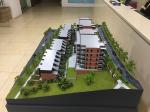 Acrylic Material Exhibition 3D Model Plywood Packing With Landscape