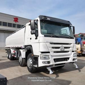 Quality HOWO 8X4 Light Sprinkling Water Tanker Truck Water Tank Bowser Truck wholesale