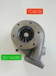 TO4E35 Turbo Excavator Machine Parts Perkins Turbocharger 2674A080 452077-5004S