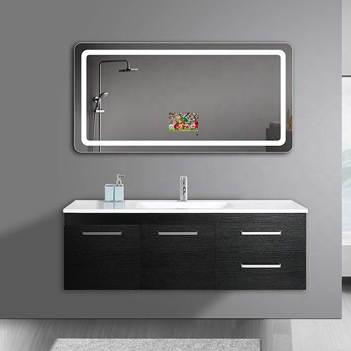 Stainless Steel Bathroom Decorative Wall Mirror Cabinet With Light CCT 2700K-6000K