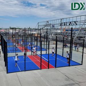 Quality CE Soccer Field Cage Padel Court Sport Football Padbol Court With Tempered Glass wholesale