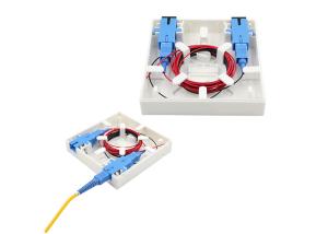 Quality Plastic IP55 Fiber Optic Terminal Box Ftth Desktop Wall Socket Terminal wholesale