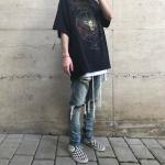 Spandex Cotton Street Ripped Skinny Pants Plus Size Denim Carrot Jeans