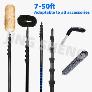 Quality 50ft Industrial Duster With Extension Pole for cleaning high ceilings, high ceiling fans, roof cobwebs, high-strength materials wholesale