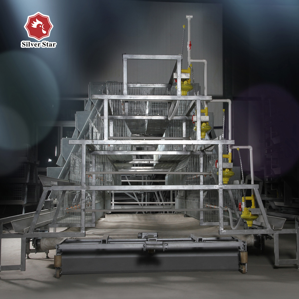 Full Automatic Manure Cleaning System Baby Chick Cage