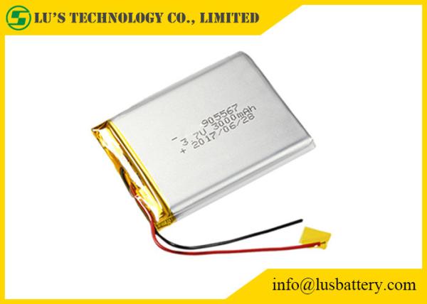 LiPo battery lp905567 Rechargeable Lithium Polymer Battery 3000mah 3.7V