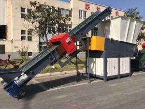 Quality D2 Blade Plastic Film Shredder , Hdpe Film Recycling Machine wholesale