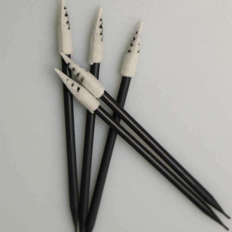 Polypropylene 67mm Cleanroom Foam Pointed Cotton Swabs