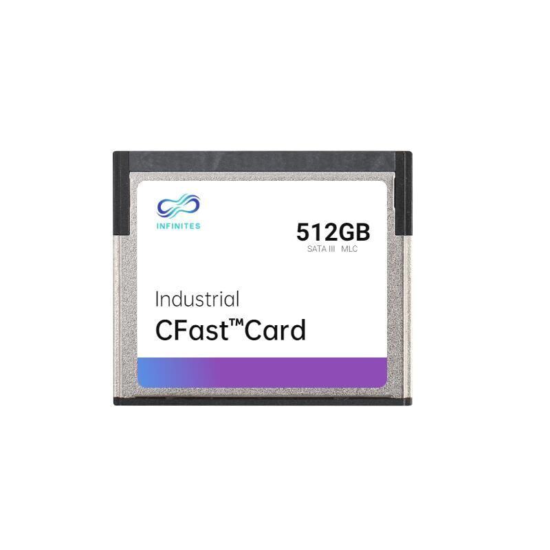 Industrial Cfast Card Hi-Speed 16GB PATA, If35, 4GB, SLC Flash, 0&deg; C to 70&deg; C Small Size Sturdy and Durable High Reliability