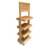 Wooden Wine Display Stand Whiskey Bottle Organizer Cocktail Display Rack For Bar