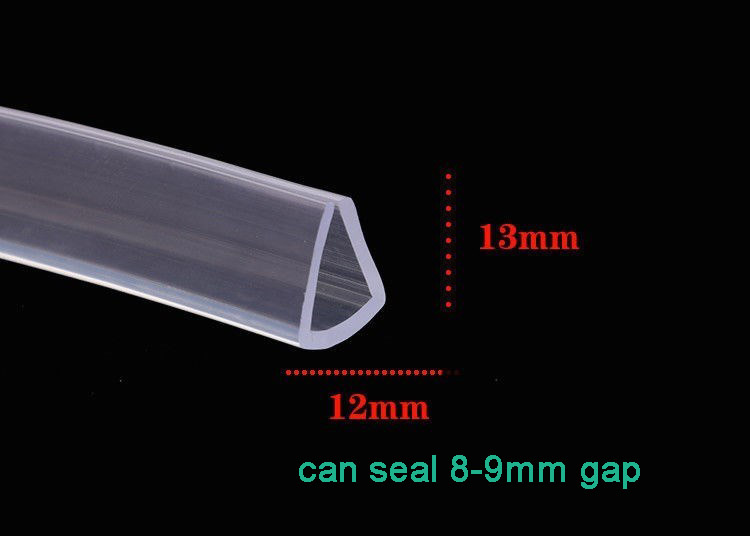 150C Temperature Clear U Channel Edge Protection Trim for Glass Custom Color/Size/Shape