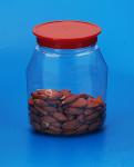 Special Shape Clear Cookie Jar , Airtight Clear Plastic Storage Jars