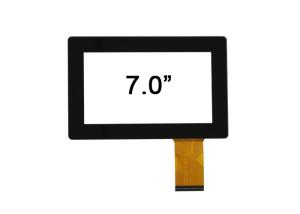 Quality Anti Vandal Capacitive Thick Glass Touch Screen 7 Inch PCAP Touch Panel wholesale
