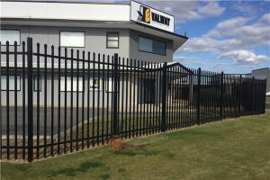 Quality Tubular Steel Garrison Fence Flat Top Design 25MM 2400mm (H) x 2100mm (W) wholesale