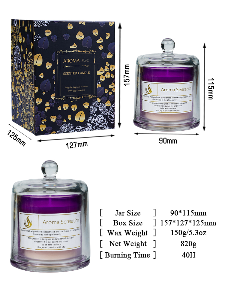 Luxury Scented Soy Candle Set For Valentine'S Day In Box