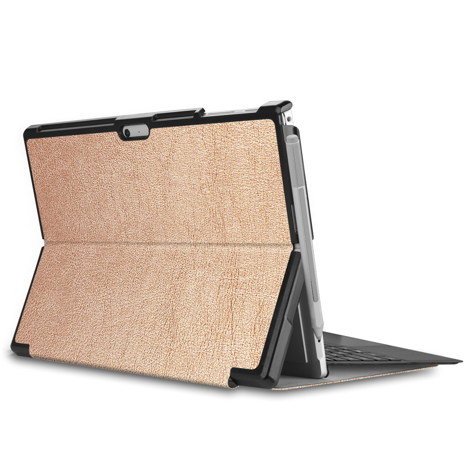 Microsoft Surface Pro 6 Case, Smart Slim Shell Stand Cover for Surface Pro 6 /5(Pro 2017)/Pro 4 Tablet