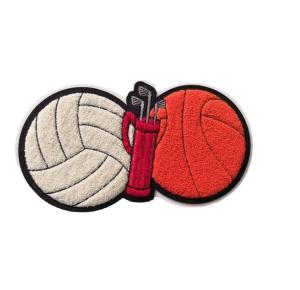 Quality Hoodie Custom Chenille Heat Press Embroidery Patches Iron On Letter wholesale