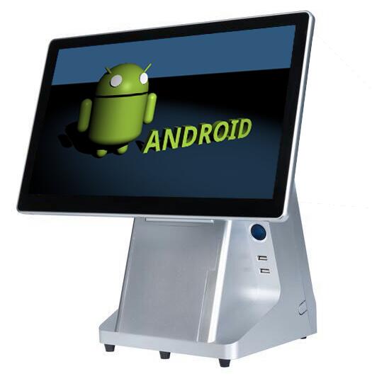 User-Friendly 15.6'' Dual Screen POS Machine with Android OS and Built-in Printer