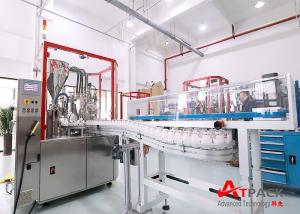 Quality 50 Pcs / Min Jar Filling And Capping Machine Plastic Glass Metal Packaging wholesale