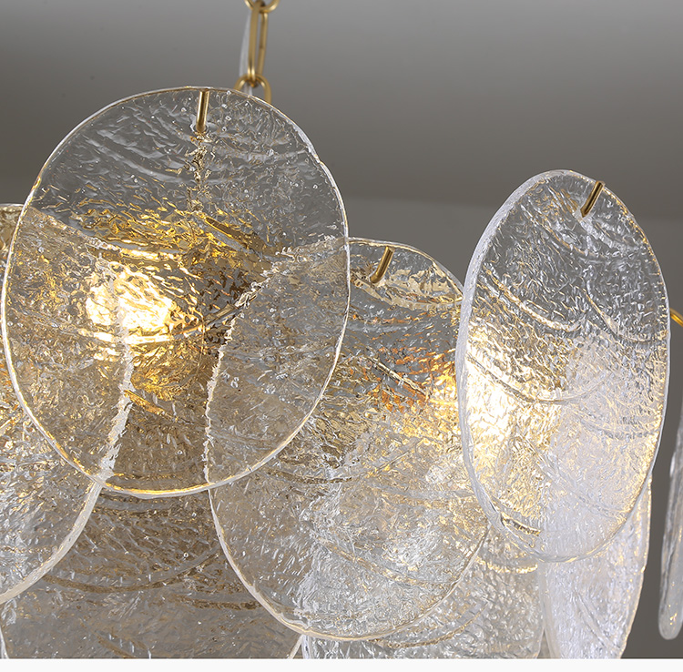 Modern Frosted Diamond Glass Chandelier Luxury Lustre Lighting（WH-CY-251）