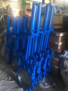 Quality Pneumatic air control 304 Stainless Steel Ansi 150# A216 Cast Steel Wcb 4inch Knife Gate Valve DN800 wholesale