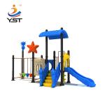 Outdoor PVC Coated Kindergarten Kids Playground Slide Roto Moulded