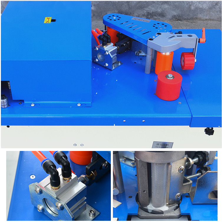 0.4-3mm Edge Banding Trimmer Machine Double Sided Adhesive Mini Edge Bander
