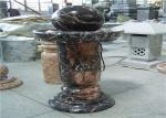 Elegant Floating Marble Ball Fountain , Interior Decorative Stone Marble