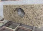 New Venetian Gold Granite Prefab Stone Countertops Waterproof Type