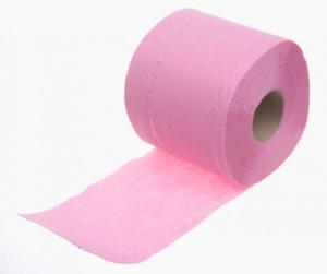 Quality 100% wood pulp sexy pink colored toilet tissue roll wholesale