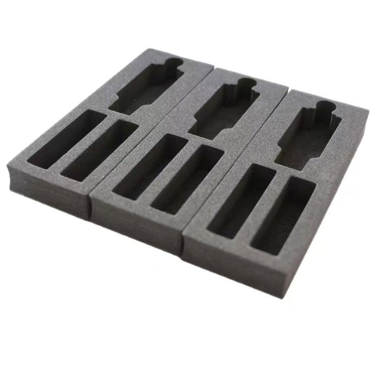 Closed Cell Black EVA Foam Inserts Packaging Jewelry Velvet Gift Box
