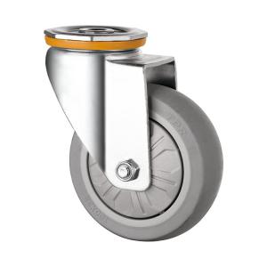 Quality Bearing Type Ball Bearing TPR Chair Caster Wheel 5 Inch for Heavy Duty Furniture wholesale