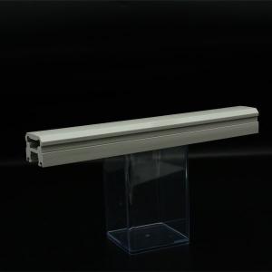 Quality Extrusion PVC Profile Plastic Strip Channel Grey wholesale