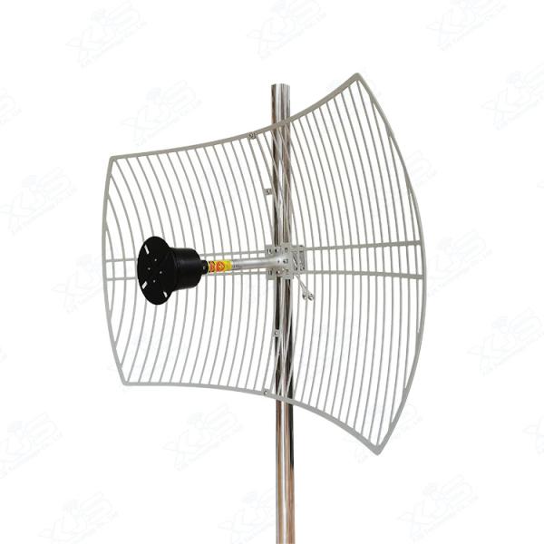Cheap Wind Resistant WiFi Wlan 4G LTE Antennas 24dBi Grid Parabolic Antenna Feeder for sale