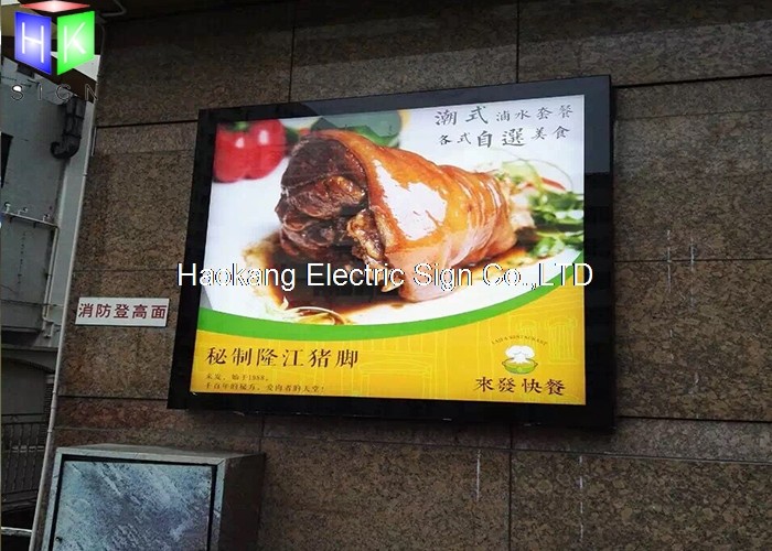 Snap Aluminum Slim Outdoor Led Light Box Sign For Advertising , Eco Friendly