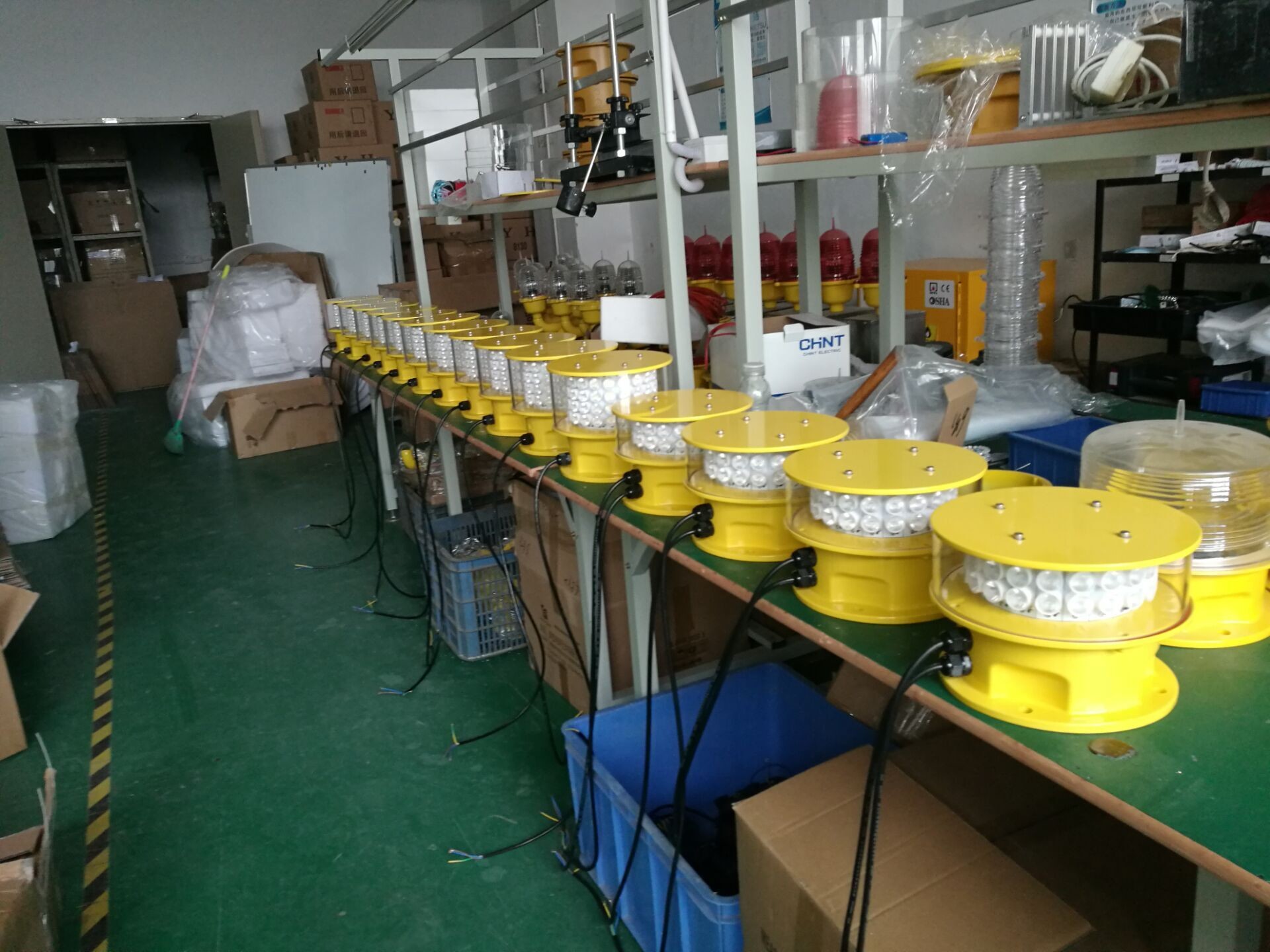 Flashing Mode Aeronautical Obstruction Light High Borosilicate Glass Material
