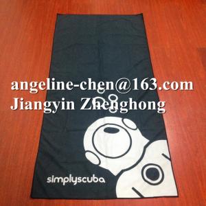 Quality Super soft printed microfiber suede sports beach towels wholesale
