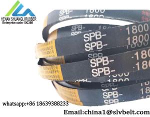 Quality Wedge Wrapped Rubber V Belt Industrial SPB Top Width 17mm Height 14MM wholesale
