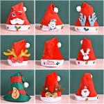 Santa Claus Christmas Hat Red Xmas Decoration For Fancy Dress Up Unisex Costume