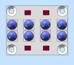 25W/Cm2 110W 395NM 405NM 6868 UV LED Module