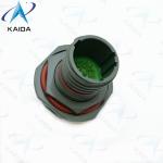 8D Series 500 Cycles Receptacle Short PCB Tail. 8D8711C11W35PN Olive Green