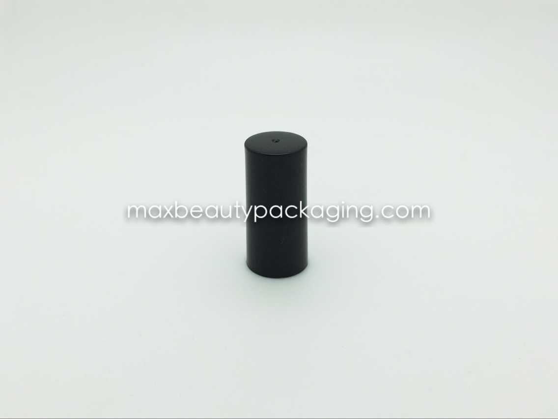 N8004 black long straight nail polish cap injection black single cap uv coating nail polish packaging